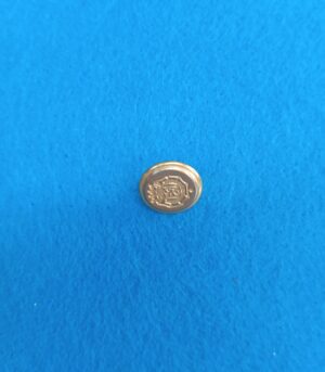 Botón metálico platino . Ref Escudo